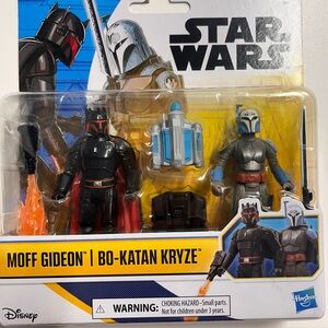 New Star Wars Moff Gideon Bo-Katan Kryze Action Figures The Mandalorian Disney
